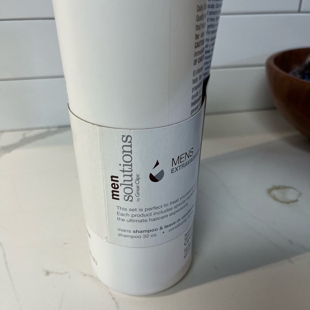 Great Clips Men Solutions Shampoo And Conditioner Set 32 fl oz New - Picture 3 of 4